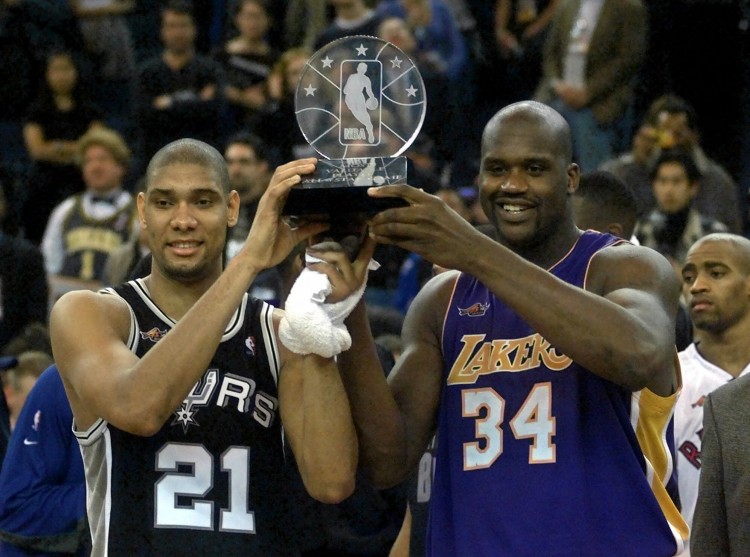 老貓談歷史首發(fā)5人組：魔術師、科比、詹姆斯、鄧肯、奧尼爾